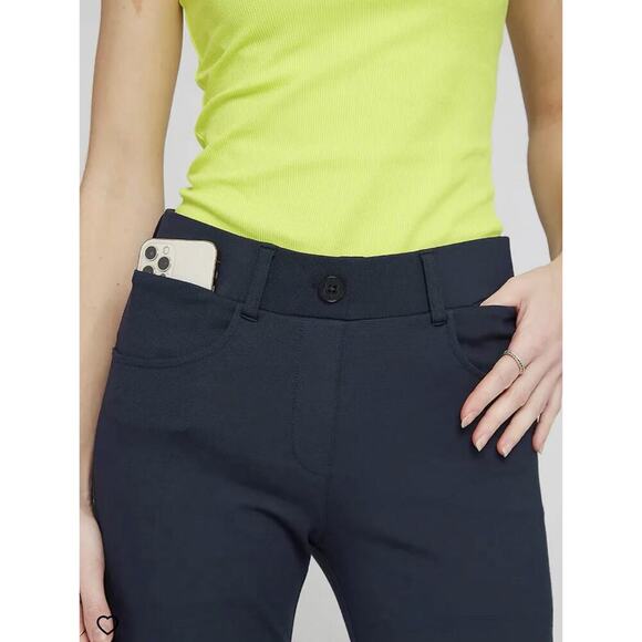 Betabrand Dress Yoga Pants Straight Leg Knit Career Workout‎ Trousers Size Small - Picture 5 of 7